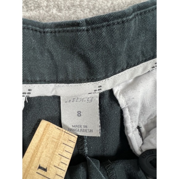 BCG Shorts‎ Womens 8 Black Chino Cotton Blend - Picture 11 of 12